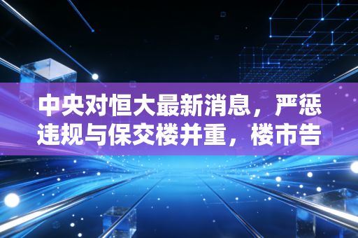 中央对恒大最新消息，严惩违规与保交楼并重，楼市告别大而不倒时代