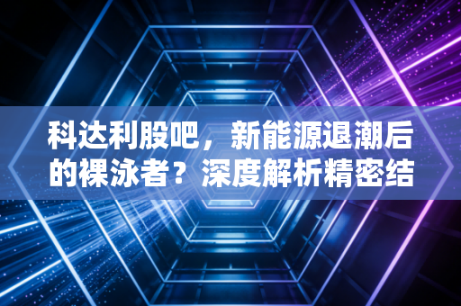 科达利股吧，新能源退潮后的裸泳者？深度解析精密结构件龙头的突围之路