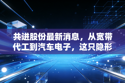 共进股份最新消息,从宽带代工到汽车电子,这只隐形冠军到底值不值得重仓?