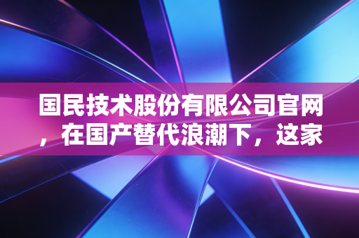 国民技术股份有限公司官网,在国产替代浪潮下,这家隐形冠军的生存之道与投资逻辑