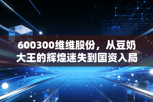 600300维维股份,从豆奶大王的辉煌迷失到国资入局的救赎,这杯怀旧豆浆还能喝出什么新味道?