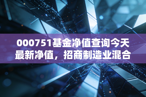 000751基金净值查询今天最新净值，招商制造业混合A的深度复盘与投资启示