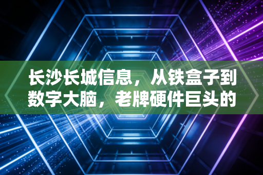 长沙长城信息,从铁盒子到数字大脑,老牌硬件巨头的突围之路