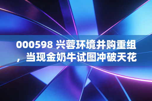 000598 兴蓉环境并购重组,当现金奶牛试图冲破天花板,我们该期待什么?