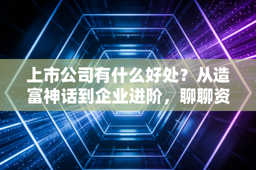 上市公司有什么好处?从造富神话到企业进阶,聊聊资本市场的真实红利