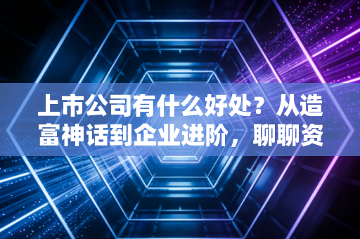 上市公司有什么好处?从造富神话到企业进阶,聊聊资本市场的真实红利