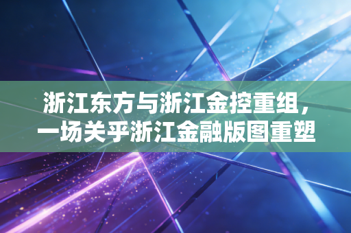 浙江东方与浙江金控重组,一场关乎浙江金融版图重塑的深度博弈