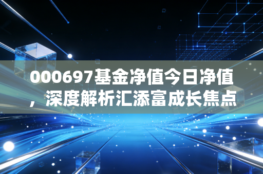 000697基金净值今日净值,深度解析汇添富成长焦点,在波动中寻找成长的定海神针