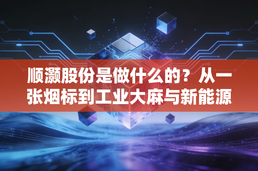 顺灏股份是做什么的？从一张烟标到工业大麻与新能源的跨界狂想曲