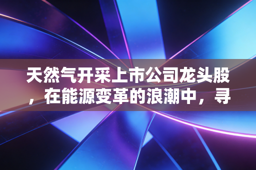 天然气开采上市公司龙头股,在能源变革的浪潮中,寻找稳健的压舱石