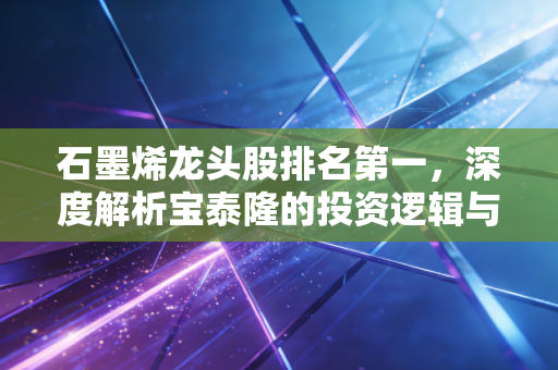 石墨烯龙头股排名第一，深度解析宝泰隆的投资逻辑与黑金神话