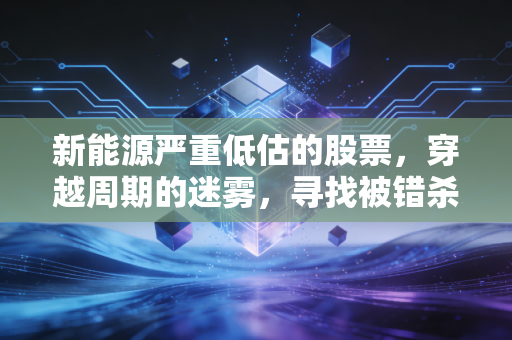 新能源严重低估的股票，穿越周期的迷雾，寻找被错杀的黄金赛道