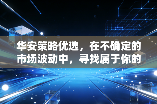 华安策略优选,在不确定的市场波动中,寻找属于你的压舱石