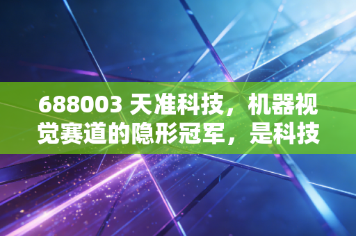 688003 天准科技,机器视觉赛道的隐形冠军,是科技泡沫还是硬核未来?