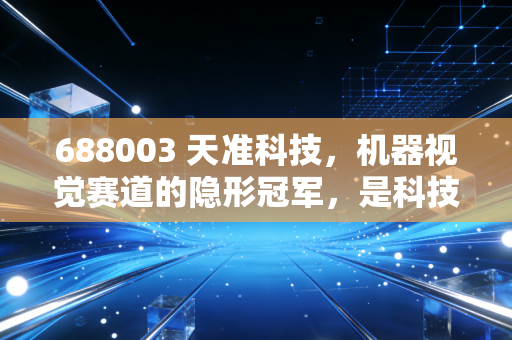 688003 天准科技，机器视觉赛道的隐形冠军，是科技泡沫还是硬核未来？