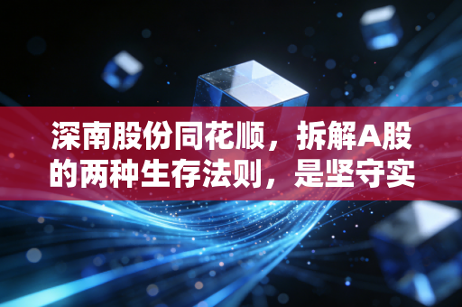 深南股份同花顺,拆解A股的两种生存法则,是坚守实业还是拥抱流量?