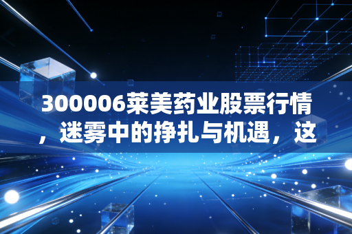 300006莱美药业股票行情，迷雾中的挣扎与机遇，这只医药股还能打吗？