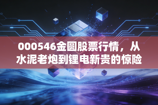 000546金圆股票行情，从水泥老炮到锂电新贵的惊险一跃，这车你敢上吗？