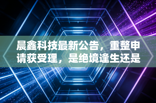 晨鑫科技最新公告，重整申请获受理，是绝境逢生还是最后的狂欢？