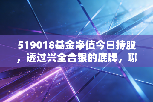 519018基金净值今日持股,透过兴全合银的底牌,聊聊我们该如何面对市场的波动