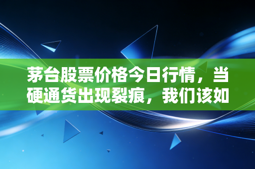 茅台股票价格今日行情，当硬通货出现裂痕，我们该如何审视这杯白酒的长期价值？