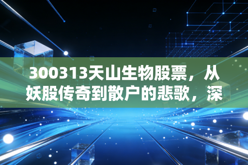 300313天山生物股票,从妖股传奇到散户的悲歌,深度解析这场资本游戏的残酷真相