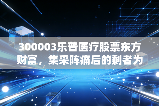 300003乐普医疗股票东方财富,集采阵痛后的剩者为王,我们是否低估了心血管龙头的韧性?