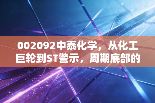 002092中泰化学，从化工巨轮到ST警示，周期底部的博弈还值得吗？