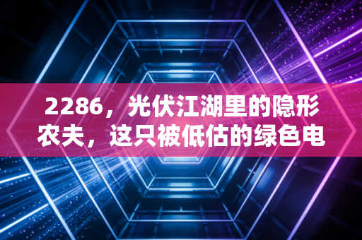 2286，光伏江湖里的隐形农夫，这只被低估的绿色电力股值得你长情陪伴吗？