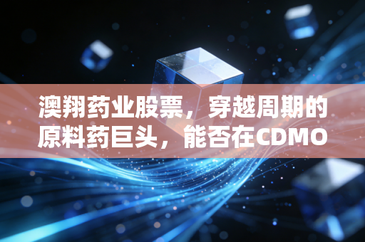 澳翔药业股票,穿越周期的原料药巨头,能否在CDMO赛道上完成华丽转身?