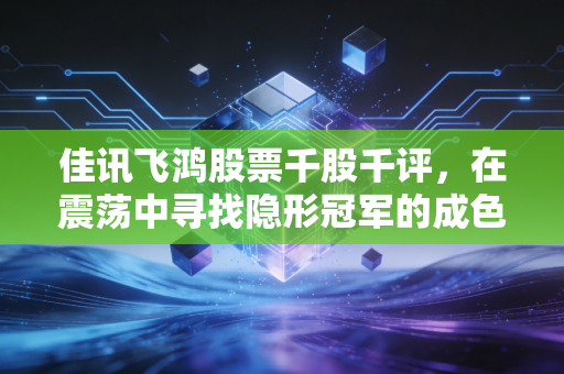 佳讯飞鸿股票千股千评,在震荡中寻找隐形冠军的成色,军工与低空经济能否引爆第二春?