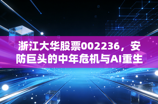 浙江大华股票002236,安防巨头的中年危机与AI重生,现在还能上车吗?