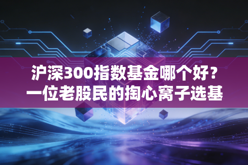 沪深300指数基金哪个好?一位老股民的掏心窝子选基指南
