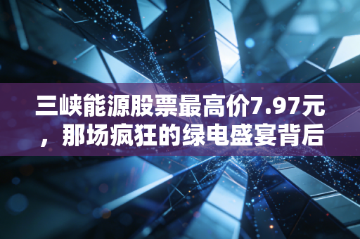 三峡能源股票最高价7.97元,那场疯狂的绿电盛宴背后,散户的痛与悟