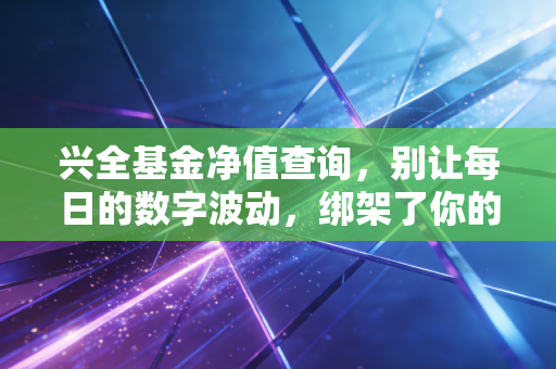 兴全基金净值查询,别让每日的数字波动,绑架了你的投资生活