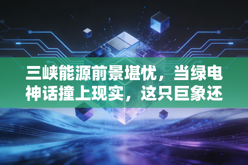 三峡能源前景堪忧,当绿电神话撞上现实,这只巨象还能跳舞吗?