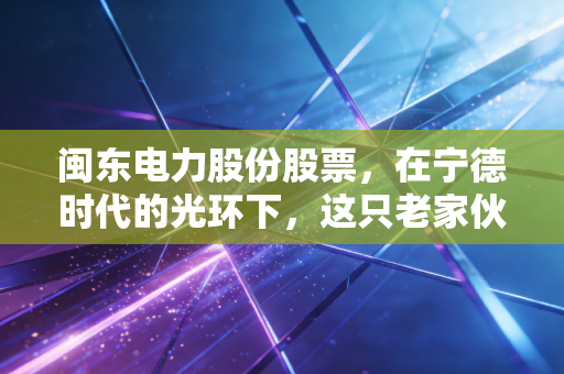 闽东电力股份股票,在宁德时代的光环下,这只老家伙还值得守候吗?