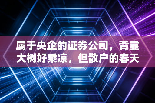 属于央企的证券公司，背靠大树好乘凉，但散户的春天在哪里？