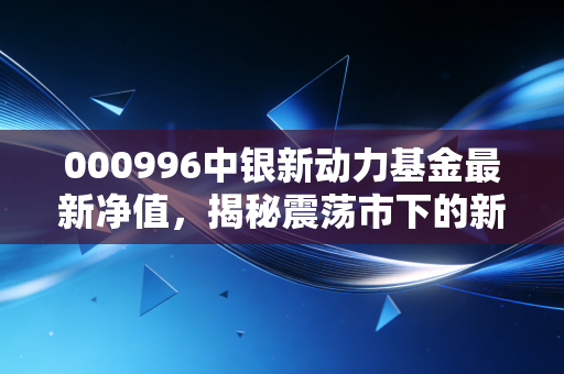000996中银新动力基金最新净值，揭秘震荡市下的新动力成色，我们该如何应对？