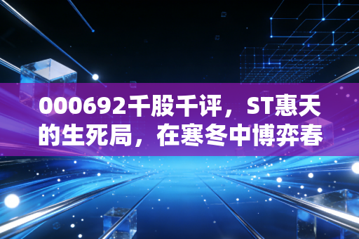 000692千股千评,ST惠天的生死局,在寒冬中博弈春天的可能性