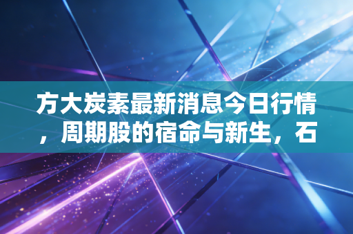 方大炭素最新消息今日行情,周期股的宿命与新生,石墨电极龙头还能带我们飞多远?
