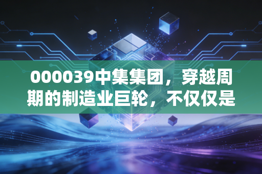 000039中集集团,穿越周期的制造业巨轮,不仅仅是造箱子那么简单