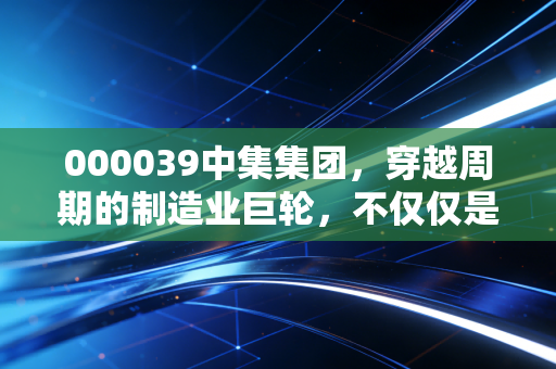 000039中集集团，穿越周期的制造业巨轮，不仅仅是造箱子那么简单