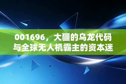 001696,大疆的乌龙代码与全球无人机霸主的资本迷思