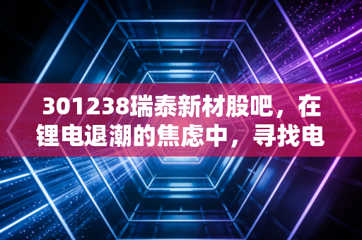 301238瑞泰新材股吧,在锂电退潮的焦虑中,寻找电解液细分龙头的长期价值