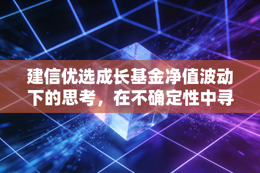 建信优选成长基金净值波动下的思考,在不确定性中寻找成长的确定性