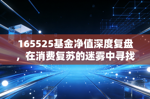 165525基金净值深度复盘,在消费复苏的迷雾中寻找精致生活的长期价值