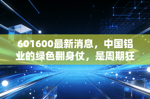 601600最新消息,中国铝业的绿色翻身仗,是周期狂欢还是价值回归?