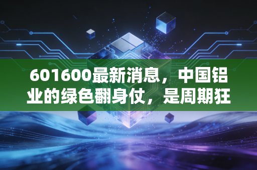 601600最新消息,中国铝业的绿色翻身仗,是周期狂欢还是价值回归?