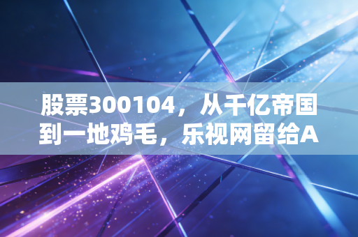 股票300104,从千亿帝国到一地鸡毛,乐视网留给A股的血色教训